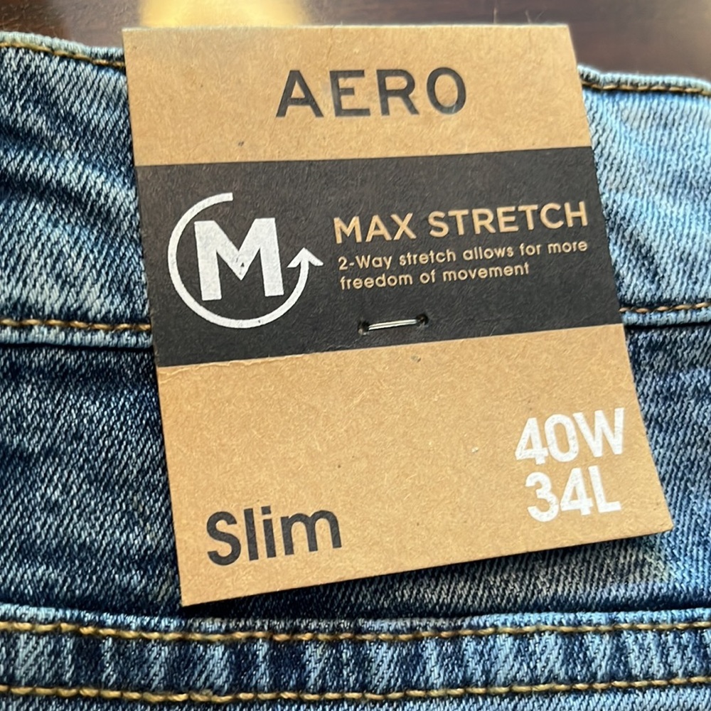 AEROPOSTALE Slim size 40W 34L. New with tags - Picture 9 of 9